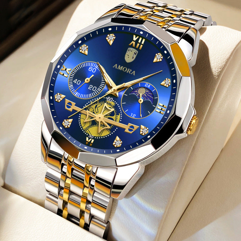 Spot delivery Non-mechanical fully Automatic movement  watch men