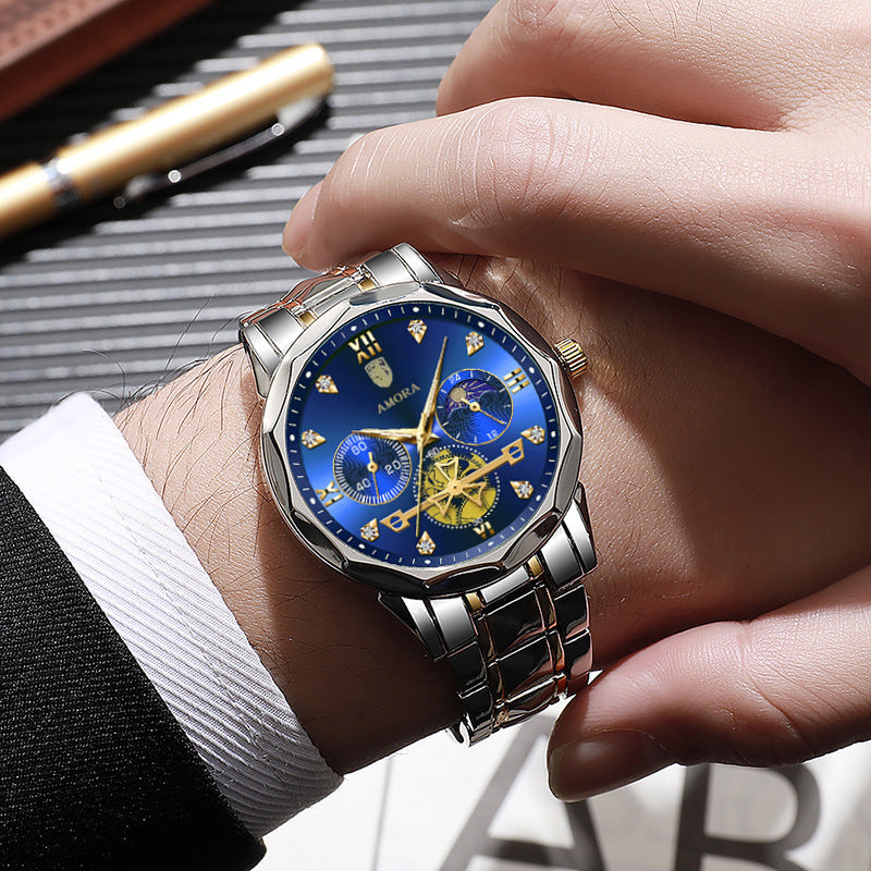Spot delivery Non-mechanical fully Automatic movement  watch men