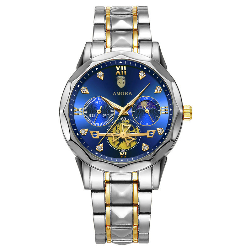 Spot delivery Non-mechanical fully Automatic movement  watch men