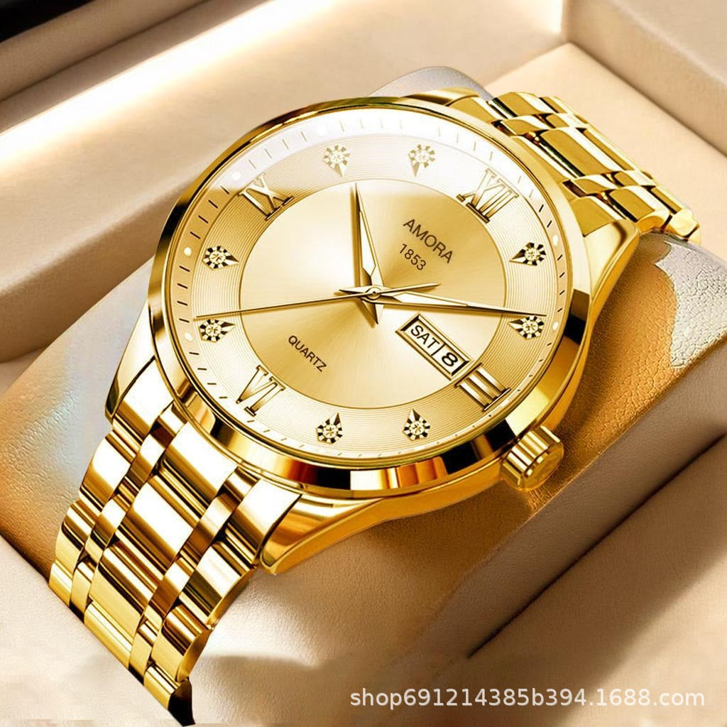 Classic men watch business men's watch quartz men's watch