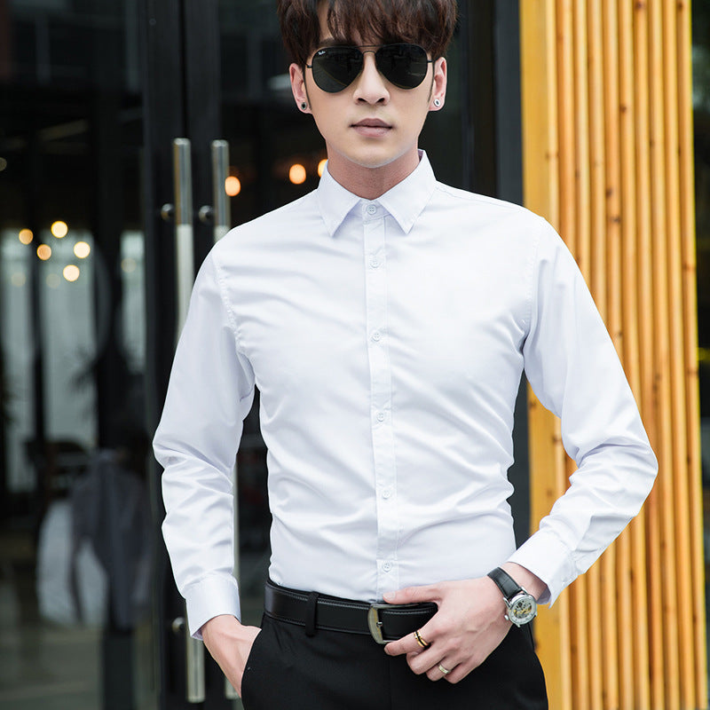 Plus size business men's  shirt  Long sleeves shirt