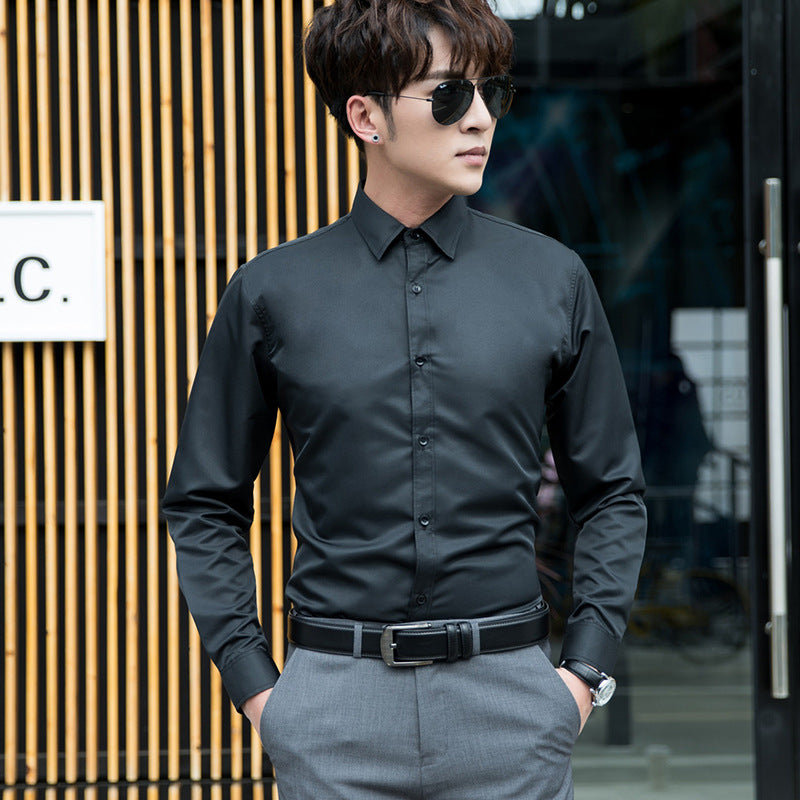 Plus size business men's  shirt  Long sleeves shirt