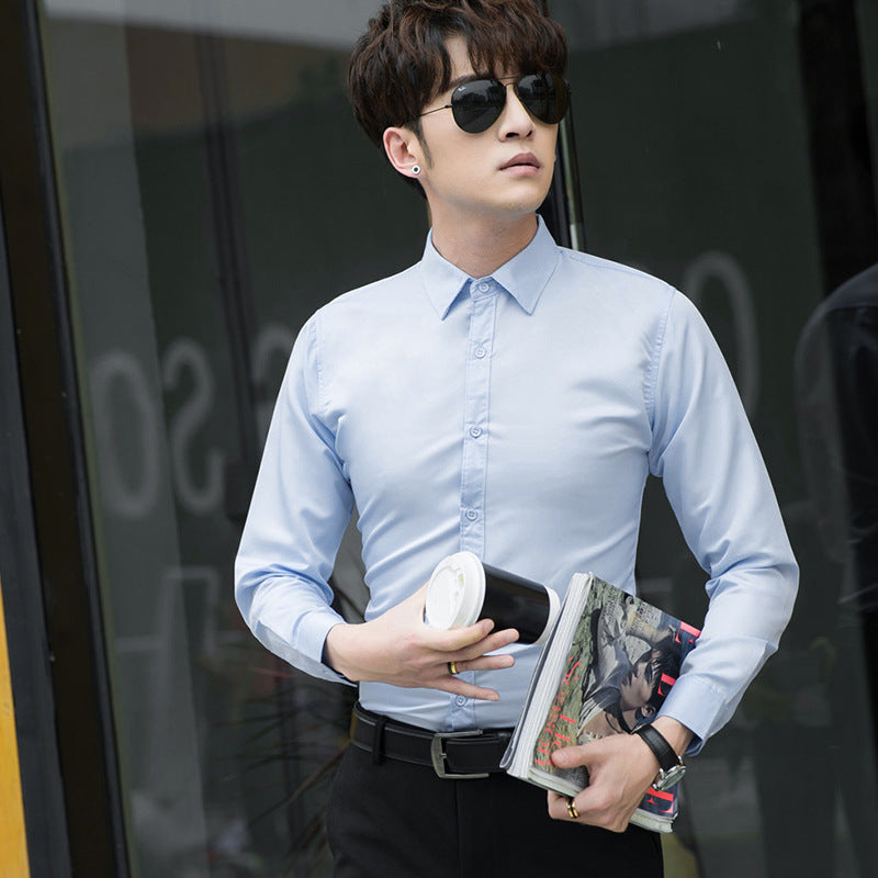 Plus size business men's  shirt  Long sleeves shirt