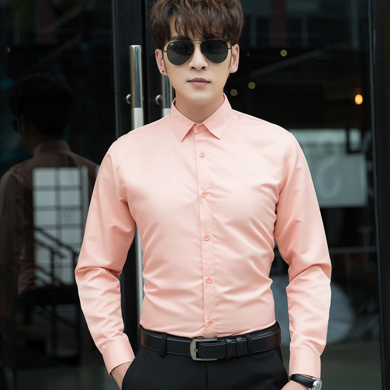Plus size business men's  shirt  Long sleeves shirt