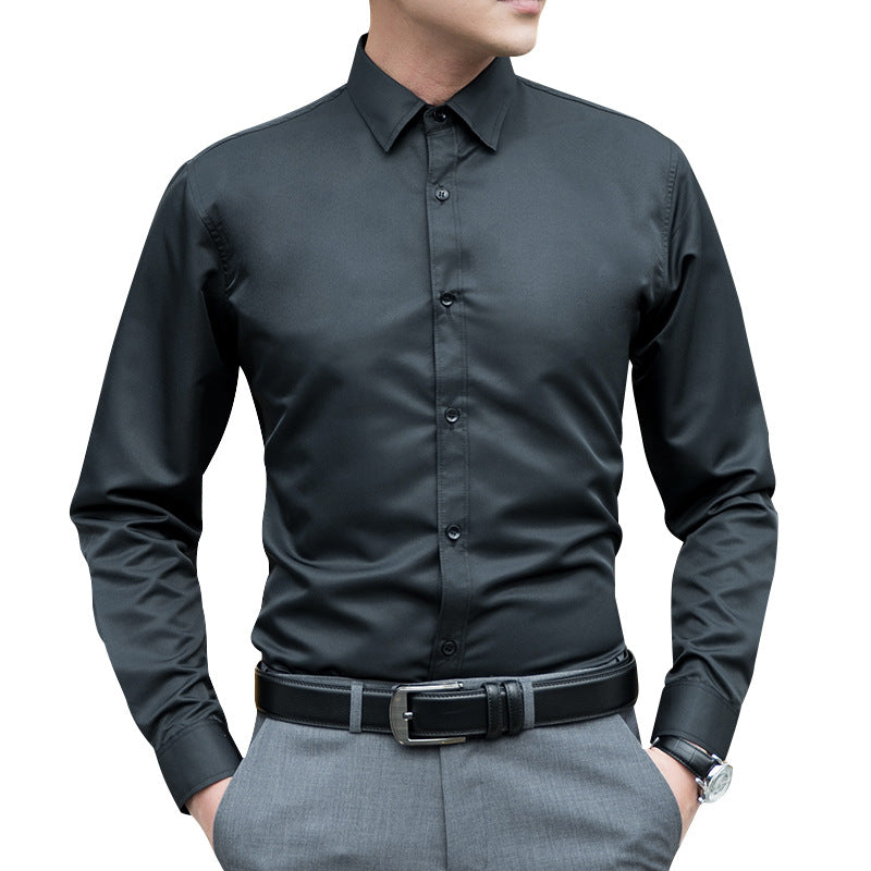 Plus size business men's  shirt  Long sleeves shirt