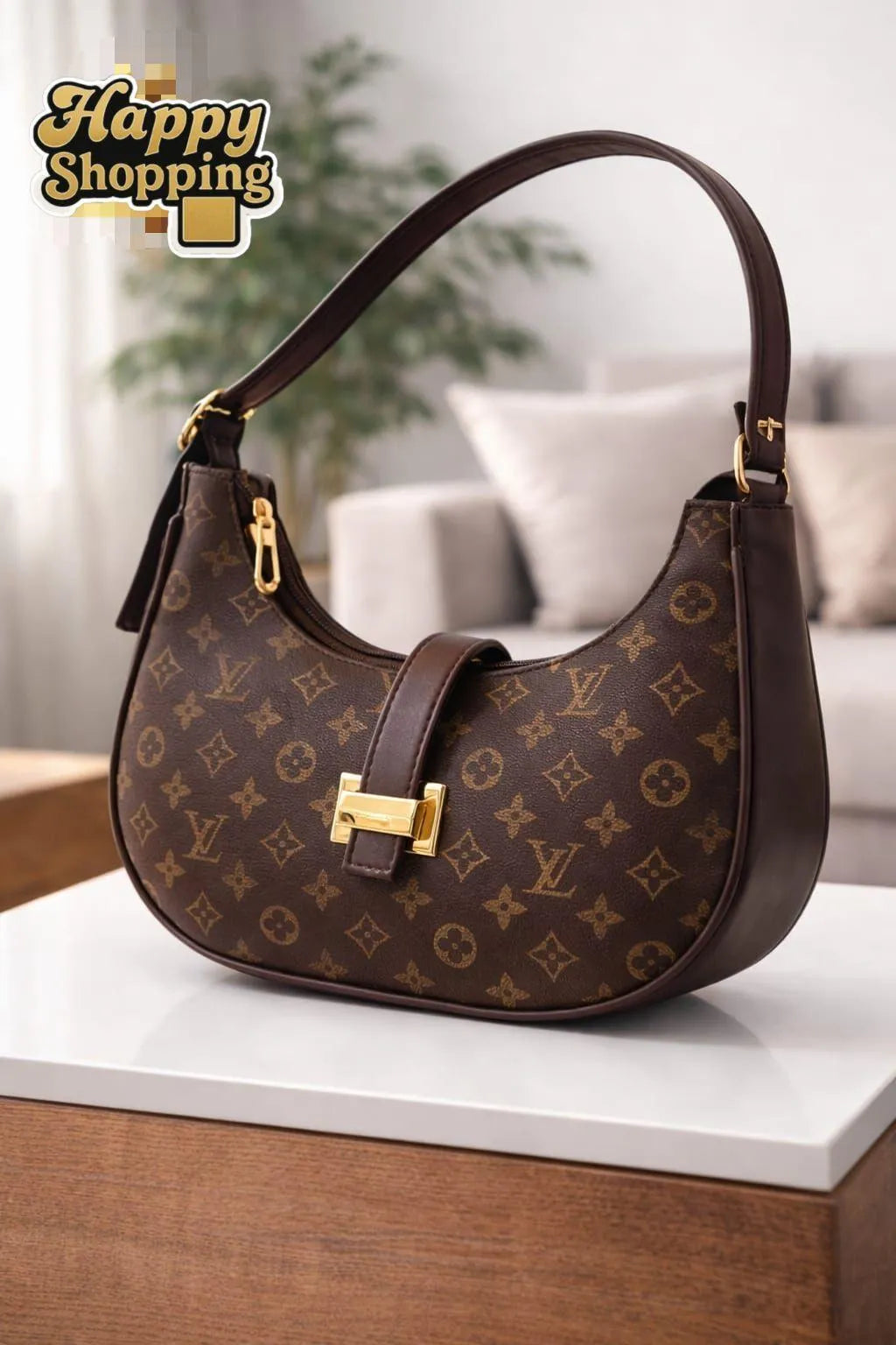 Louis Vuitton stylish shoulder bag multi colour texture  Rexine women