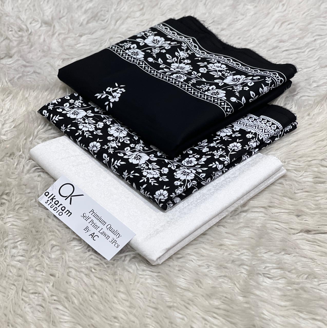 (Noor collection)ALKARAM*Eid Collection luxury printed