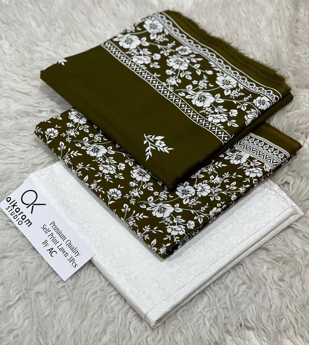 (Noor collection)ALKARAM*Eid Collection luxury printed