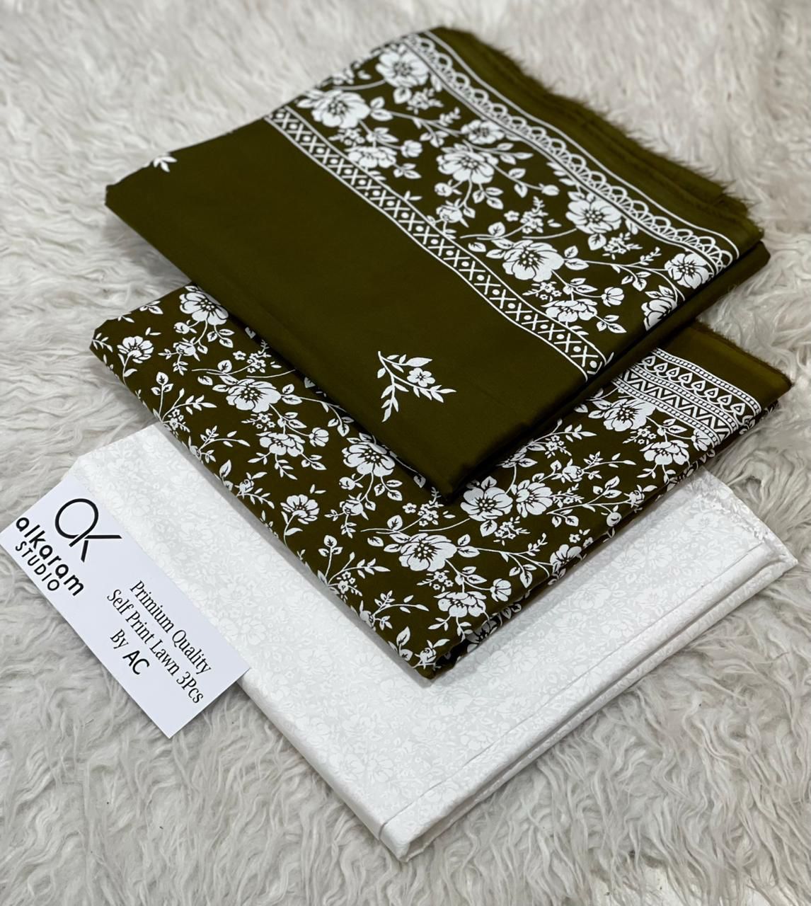 (Noor collection)ALKARAM*Eid Collection luxury printed