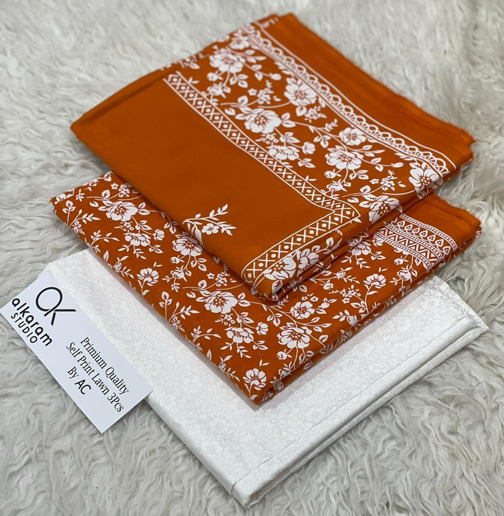 (Noor collection)ALKARAM*Eid Collection luxury printed