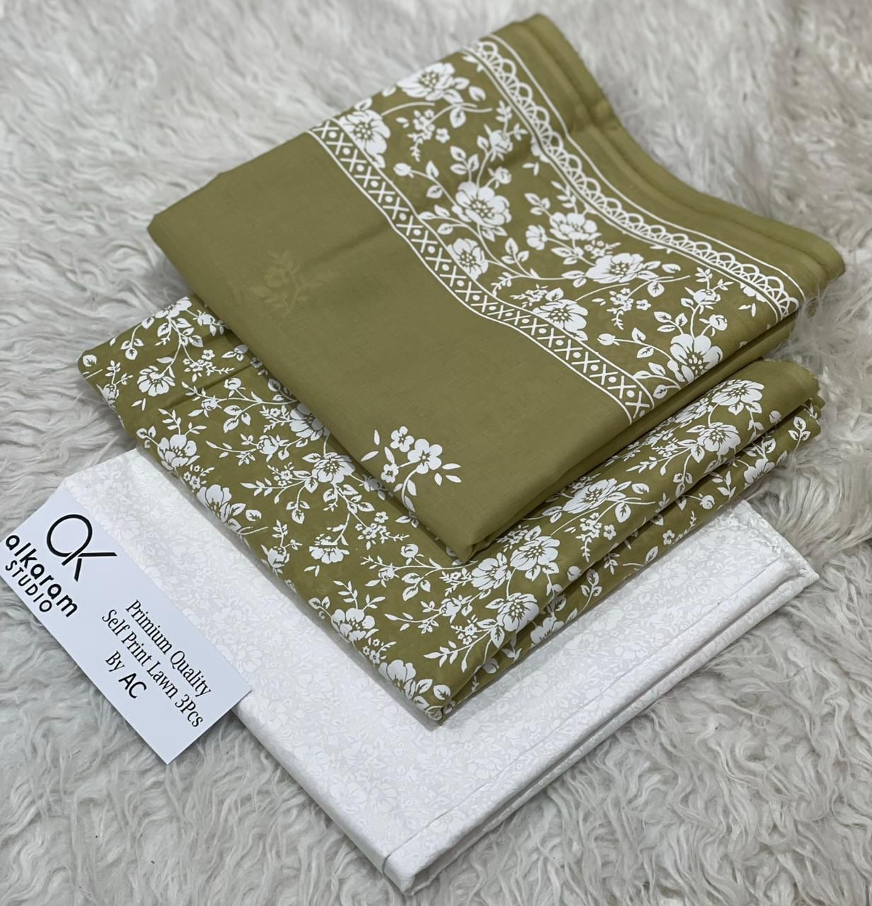 (Noor collection)ALKARAM*Eid Collection luxury printed