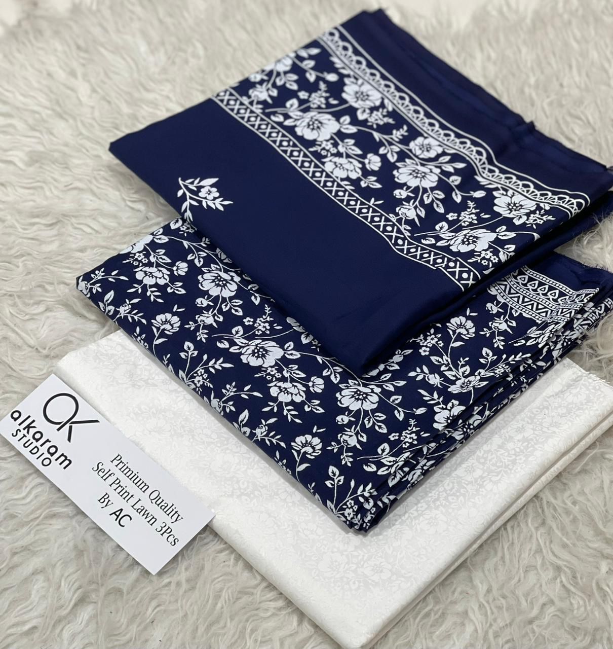 (Noor collection)ALKARAM*Eid Collection luxury printed