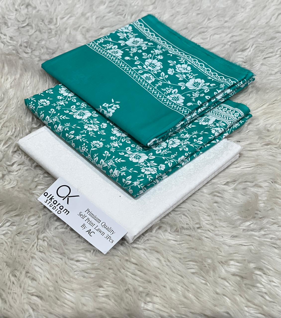 (Noor collection)ALKARAM*Eid Collection luxury printed
