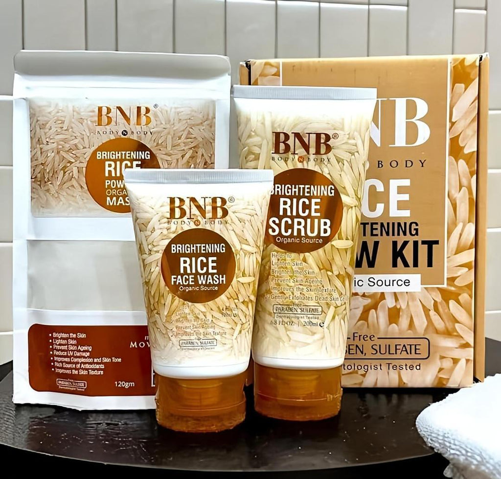 (Mkz)Rice Extract Glow Kit for All Skin Types
