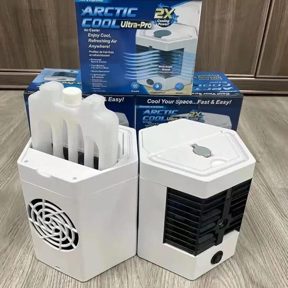 (Mkz)Portable Mini Air Cooler White ABS Compact