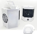 (Mkz)Portable Mini Air Cooler White ABS Compact