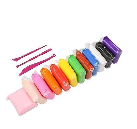 12 Color Fomic Clay Play Dough Set with Tools