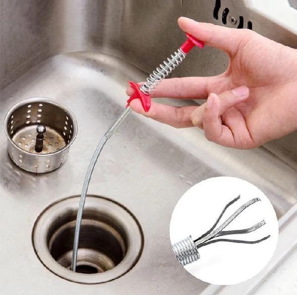 Stainless Steel Sink Filter Pipe Silver Non-Stick