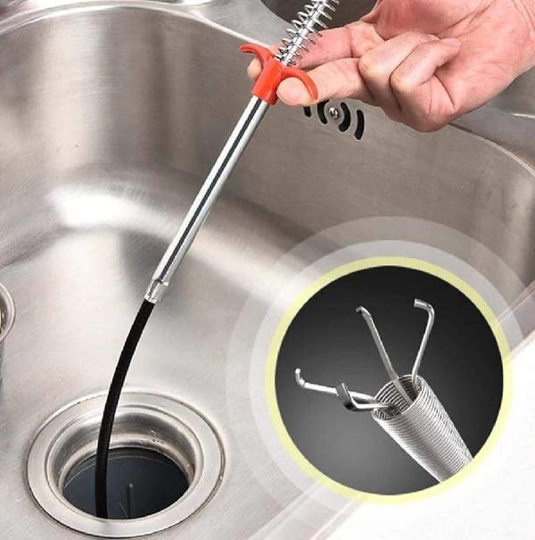 Stainless Steel Sink Filter Pipe Silver Non-Stick