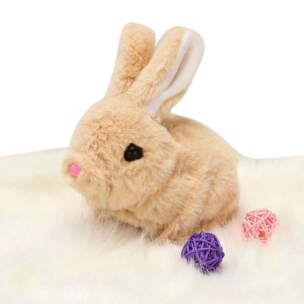 (Mkz)Plush Walking Rabbit Toy for Kids 1-10 Years