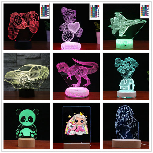 ( Mkz)3DKoala LED Lamp for Kids Bedroom Safe Color Control