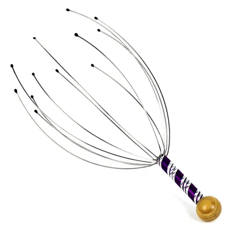 (Mkz)Cross Border Head Massager Octopus Head Soul Extractor Metal