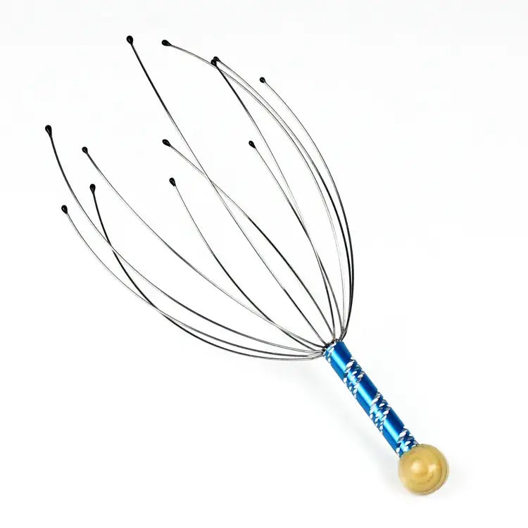 (Mkz)Cross Border Head Massager Octopus Head Soul Extractor Metal