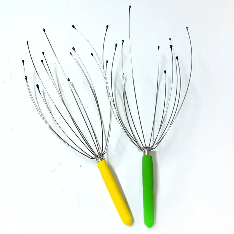 (Mkz)Cross Border Head Massager Octopus Head Soul Extractor Metal