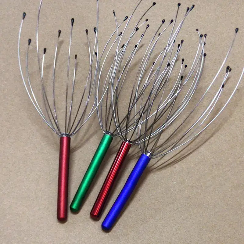 (Mkz)Cross Border Head Massager Octopus Head Soul Extractor Metal