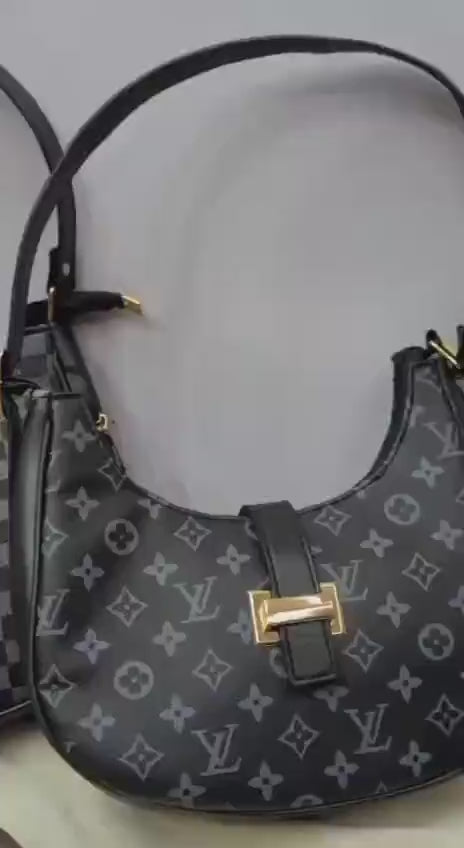 Louis Vuitton stylish shoulder bag multi colour texture  Rexine women